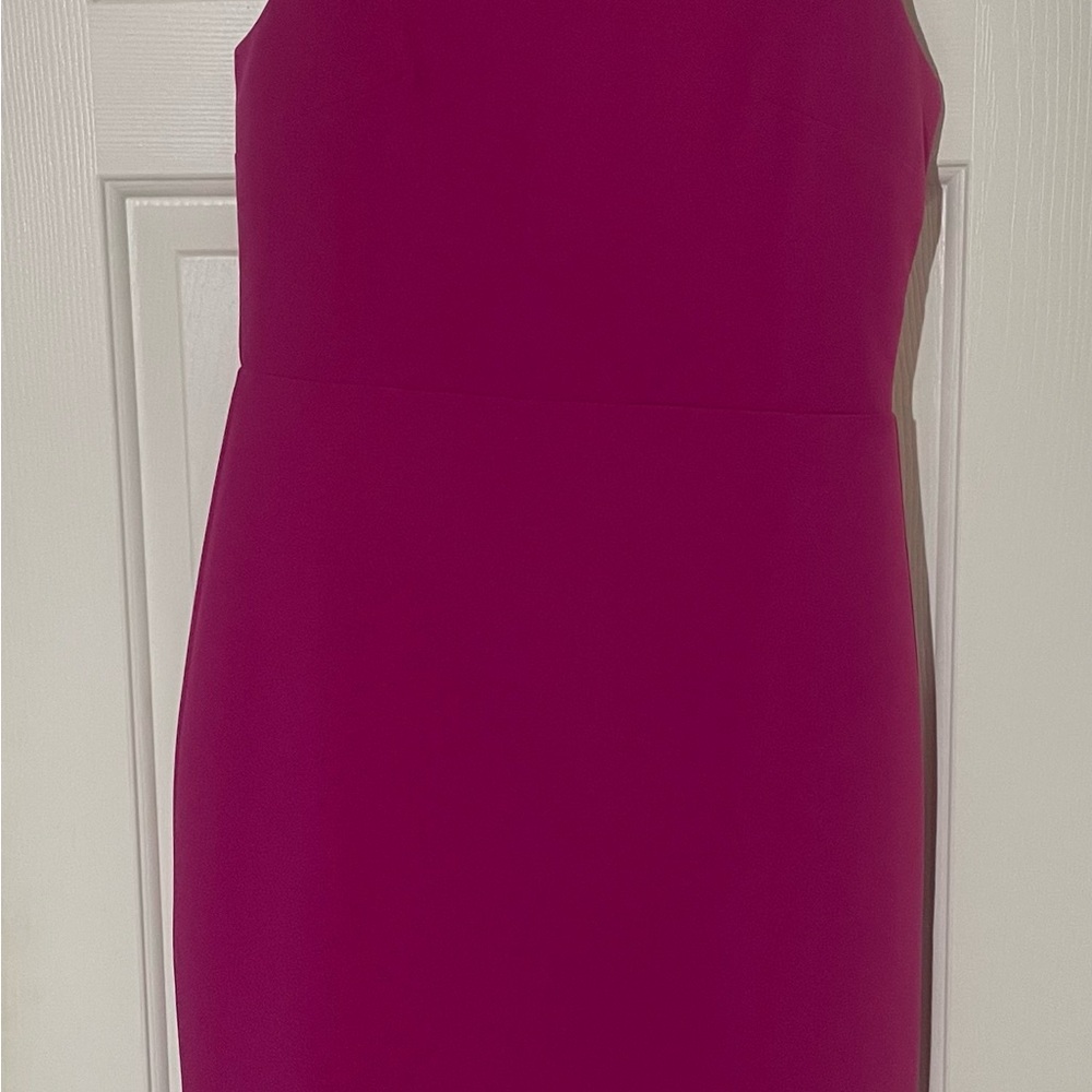 Banana Republic Pink Halter Sheath Dress